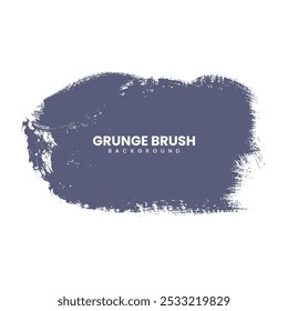 dark grey grunge paint brush stroke line, ink splatter on white background. Watercolor texture, 
 title or text quotation box, frame, grunge background, splash.