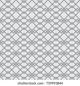 Dark grey lines forming seamless geometric pattern over lighter grey background
