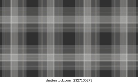 Dark grey plaid fabric texture as a background	