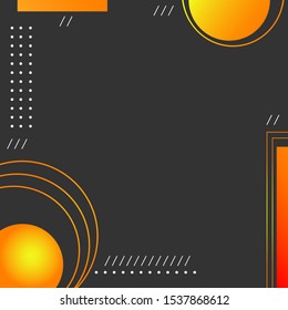 Dark grey premium geometric background with luxury shapes. Design for your exclusive banner, ads, website, promotion, social media - vector