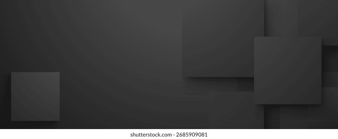 Dark grey rectangles of varying sizes on a dark background, creating an abstract geometric pattern.