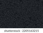 Dark grey textured asfalt seamless pattern top view. Black abstract tarmac texture. Vector illustration of road coat material. Grunge granular closeup surface. Bitumen grain highway backdrop