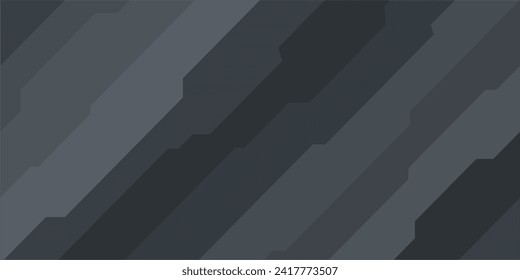 Dark Grey Trendy Abstract Seamless Tech Futuristic Gaming Vector Background 