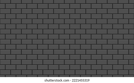 dark grey wall brick seamless pattern template design