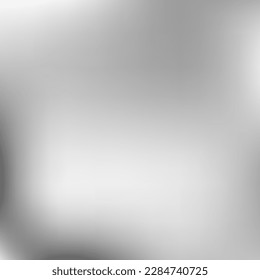 Dark Grey White Digital Blurry Background. Black Monochrome Trendy Liquid Blurred Texture. Vector Minimal Smooth Aluminium Gradient Mesh. Silver Empty Watercolor Metallic Gradient Background.