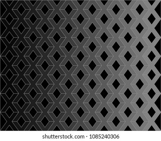 Dark grey X letter logo repeating pattern. Geometric design and shapes background vector.