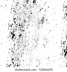 Dark grunge black and white vector. Abstract monochrome background for design and print. Vintage old texture of stains, cracks, chips, abrasions, scratches