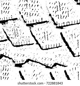 Dark grunge black and white vector. Abstract monochrome background for design and print. Vintage old texture of stains, cracks, chips, abrasions, scratches