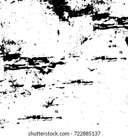 Dark grunge black and white vector. Abstract monochrome background for design and print. Vintage old texture of stains, cracks, chips, abrasions, scratches