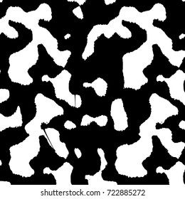 Dark grunge black and white vector. Abstract monochrome background for design and print. Vintage old texture of stains, cracks, chips, abrasions, scratches