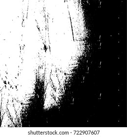 Dark grunge black and white vector. Abstract monochrome background for design and print. Vintage old texture of stains, cracks, chips, abrasions, scratches