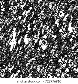 Dark grunge black and white vector. Abstract monochrome background for design and print. Vintage old texture of stains, cracks, chips, abrasions, scratches