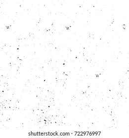 Dark grunge black and white vector. Abstract monochrome background for design and print. Vintage old texture of stains, cracks, chips, abrasions, scratches