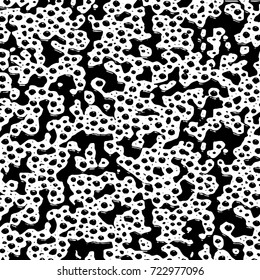 Dark grunge black and white vector. Abstract monochrome background for design and print. Vintage old texture of stains, cracks, chips, abrasions, scratches