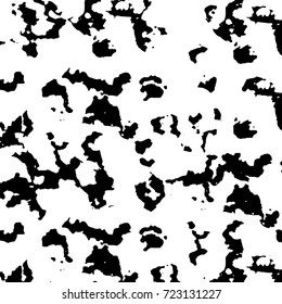 Dark grunge black and white vector. Abstract monochrome background for design and print. Vintage old texture of stains, cracks, chips, abrasions, scratches