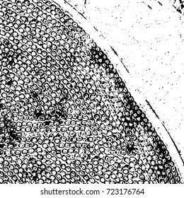 Dark grunge black and white vector. Abstract monochrome background for design and print. Vintage old texture of stains, cracks, chips, abrasions, scratches