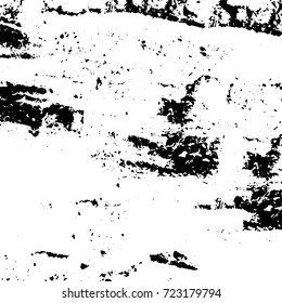 Dark grunge black and white vector. Abstract monochrome background for design and print. Vintage old texture of stains, cracks, chips, abrasions, scratches