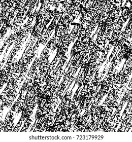 Dark grunge black and white vector. Abstract monochrome background for design and print. Vintage old texture of stains, cracks, chips, abrasions, scratches