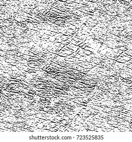 Dark grunge black and white vector. Abstract monochrome background for design and print. Vintage old texture of stains, cracks, chips, abrasions, scratches