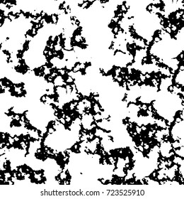 Dark grunge black and white vector. Abstract monochrome background for design and print. Vintage old texture of stains, cracks, chips, abrasions, scratches