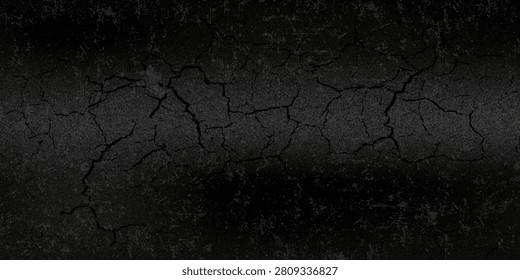 Dark Grunge Cracked Texture Background with Scratches