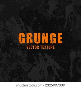 Textura de color gris oscuro. Muro negro. Fondo del vector
