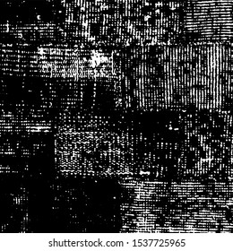Dark grunge texture vector. Distressed black overlay texture. Grunge background. Abstract obvious dark worn textured effect. Vector Illustration. Black isolated on white. EPS10.