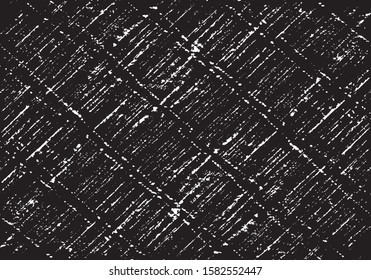 Dark grunge texture vector. Distressed overlay texture. Grunge background. Abstract obvious dark worn textured effect. Vector Illustration. Black isolated on white. EPS10.
