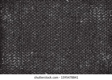 Dark grunge texture vector. Distressed overlay texture. Grunge background. Abstract obvious dark worn textured effect. Vector Illustration. Black isolated on white. EPS10.