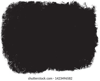 Dark grunge urban texture vector. Distressed overlay texture. Grunge background. Abstract obvious dark worn textured effect. Vector Illustration. Black isolated on white. EPS10.