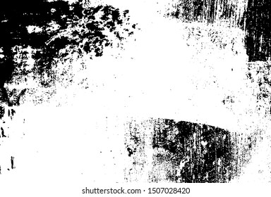 Dark grunge urban texture vector. Distressed overlay texture. Grunge background. Abstract obvious dark worn textured effect. Vector Illustration. Black isolated on white. EPS10.