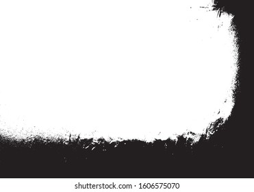 Dark grunge urban texture vector. Distressed overlay texture. Grunge background. Abstract obvious dark worn textured effect. Vector Illustration. Black isolated on white. EPS10.