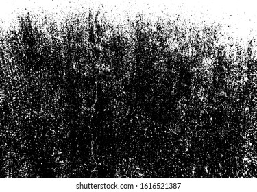 Dark grunge urban texture vector. Distressed overlay texture. Grunge background. Abstract obvious dark worn textured effect. Vector Illustration. Black isolated on white. EPS10.