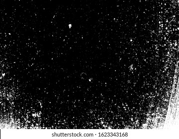 Dark grunge urban texture vector. Distressed overlay texture. Grunge background. Abstract obvious dark worn textured effect. Vector Illustration. Black isolated on white. EPS10.