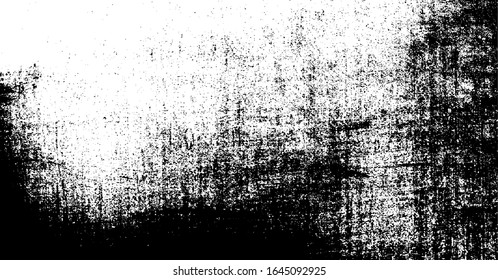 Dark grunge urban texture vector. Distressed overlay texture. Grunge background. Abstract obvious dark worn textured effect. Vector Illustration. Black isolated on white. EPS10.