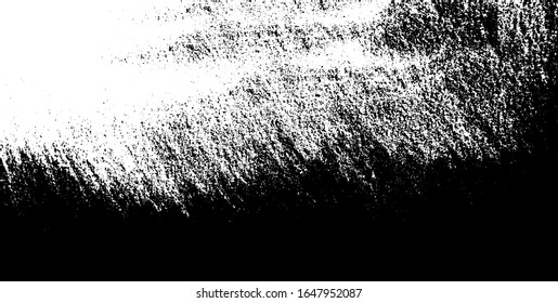 Vector de textura urbana de grunge oscuro. Textura superpuesta angustiada. Borde fondo. Efecto abstracto oscuro usado en textura. Ilustración vectorial. Negro aislado en blanco. EPS10.