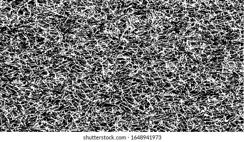 Vector de textura urbana de grunge oscuro. Textura superpuesta angustiada. Borde fondo. Efecto abstracto oscuro usado en textura. Ilustración vectorial. Negro aislado en blanco. EPS10.