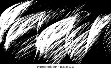 Vector de textura urbana de grunge oscuro. Textura superpuesta angustiada. Borde fondo. Efecto abstracto oscuro usado en textura. Ilustración vectorial. Negro aislado en blanco. EPS10.