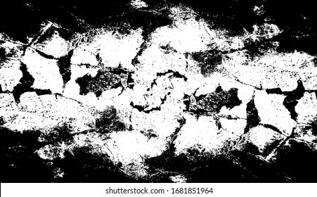 Dark grunge urban texture vector. Distressed overlay texture. Grunge background. Abstract obvious dark worn textured effect. Vector Illustration. Black isolated on white. EPS10.
