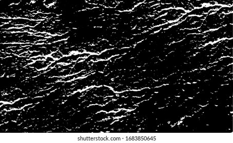 Vector de textura urbana de grunge oscuro. Textura superpuesta angustiada. Borde fondo. Efecto abstracto oscuro usado en textura. Ilustración vectorial. Negro aislado en blanco. EPS10.