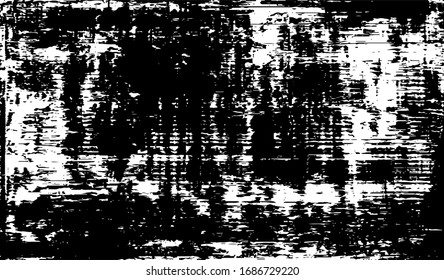 Dunkle Grunge urbane Textur Vektorillustration. Verzerrte Overlay-Textur. brüchiger Hintergrund. Abstrakter offensichtlicher dunkel abgenutzter strukturierter Effekt. Vektorillustration Illustration. Schwarz einzeln auf Weiß.  EPS10.