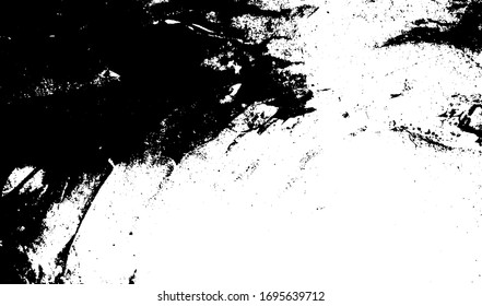 Dark grunge urban texture vector. Distressed overlay texture. Grunge background. Abstract obvious dark worn textured effect. Vector Illustration. Black isolated on white. EPS10.