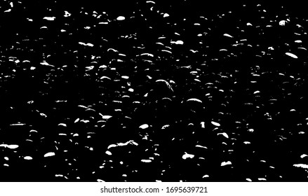 Vector de textura urbana de grunge oscuro. Textura superpuesta angustiada. Borde fondo. Efecto abstracto oscuro usado en textura. Ilustración vectorial. Negro aislado en blanco. EPS10.