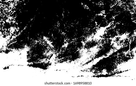 Dark grunge urban texture vector. Distressed overlay texture. Grunge background. Abstract obvious dark worn textured effect. Vector Illustration. Black isolated on white. EPS10.