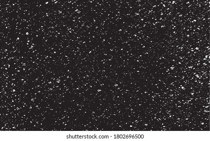 Vector de textura urbana de grunge oscuro. Textura superpuesta angustiada. Borde de fondo. Resumen obvio efecto de textura oscuro y desgastado. Ilustración vectorial. Negro aislado en blanco. EPS10.