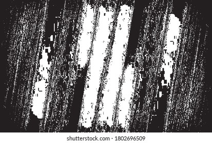 Dark grunge urban texture vector. Distressed overlay texture. Grunge background. Abstract obvious dark worn textured effect. Vector Illustration. Black isolated on white. EPS10.