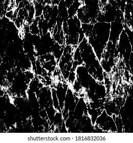 Vector de textura urbana de grunge oscuro. Textura superpuesta angustiada. Borde de fondo. Resumen obvio efecto de textura oscuro y desgastado. Ilustración vectorial. Negro aislado en blanco. EPS10.