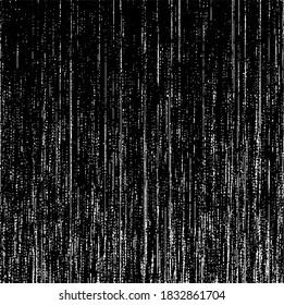 Vector de textura urbana de grunge oscuro. Textura superpuesta angustiada. Borde de fondo. Resumen obvio efecto de textura oscuro y desgastado. Ilustración vectorial. Negro aislado en blanco. EPS10.