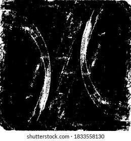 Dark grunge urban texture vector. Distressed overlay texture. Grunge background. Abstract obvious dark worn textured effect. Vector Illustration. Black isolated on white. EPS10.