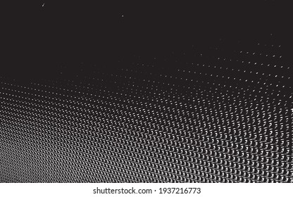 Dunkle Grunge urbane Textur Vektor. Verzerrte Overlay-Textur. brüchiger Hintergrund. Abstrakter offensichtlicher dunkel abgenutzter strukturierter Effekt. Vektorgrafik. Schwarz einzeln auf Weiß. EPS10.